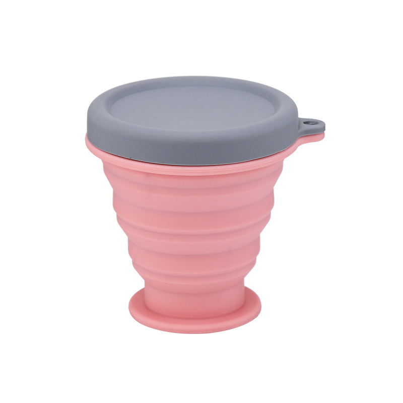 Taza de Café de Viaje Plegable de Silicona 200ML
