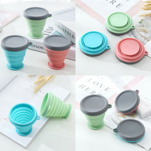 Taza de Café de Viaje Plegable de Silicona 200ML
