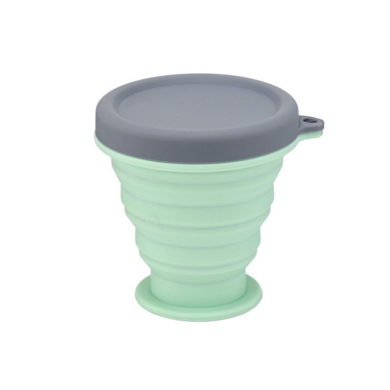 Taza de Café de Viaje Plegable de Silicona 200ML